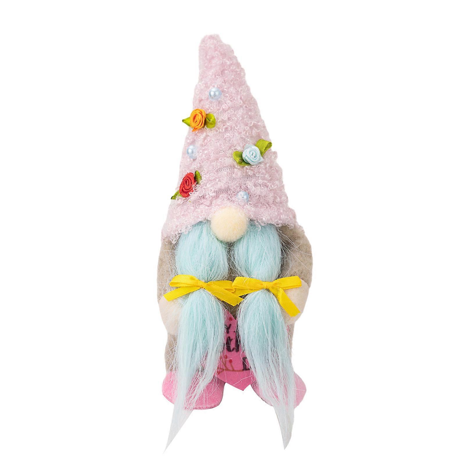 Mother Day Gnome Decorations Swedish Tomte Stuffed Gnome Plush Standing Dwarfs Doll Gnome Ornamet for Party Home