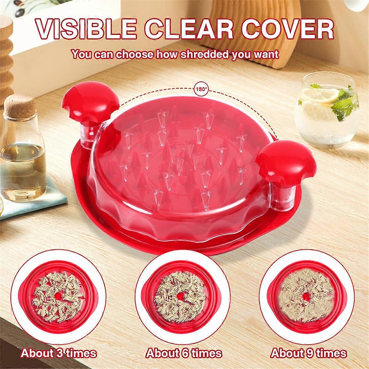 2PCS Chicken Shredder Tool Twist - Large Meat Shredder Tool Twist Visible Shredded Chicken Tool Chic