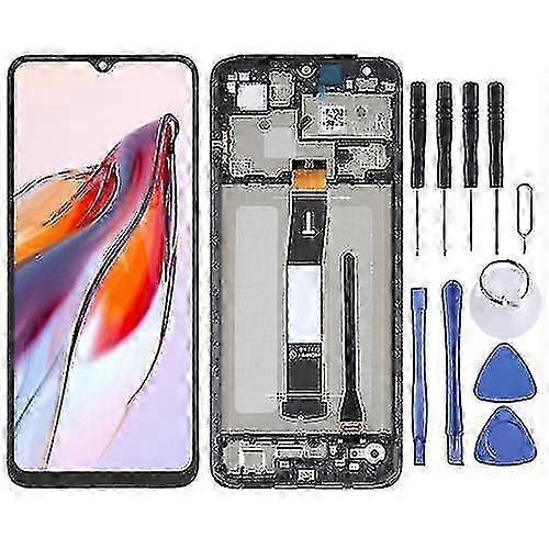 شاشة Amoled Orig LCD ل Xiaomi Redmi 12c محول الأرقام تجميع كامل مع إطار
