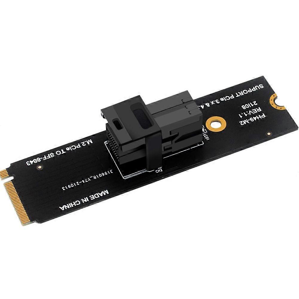 M. 2 NVME to U2 Adapter Card M. 2 NGFF Mkey Pciex4 to SFF8643 SFF8639 Extended Riser Card Support M. 2 NVME Protocol