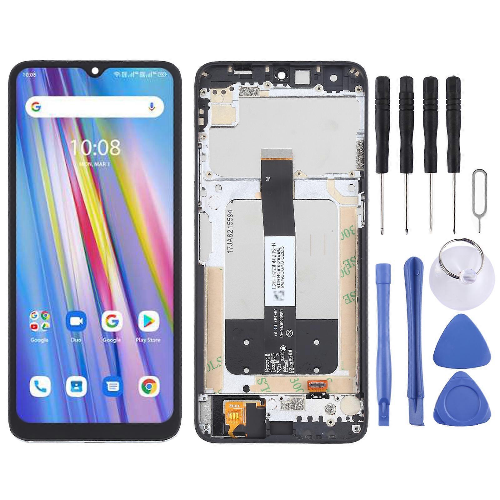 Ecran LCD et numériseur ensemble complet avec cadre pour Umidigi A11 (noir)