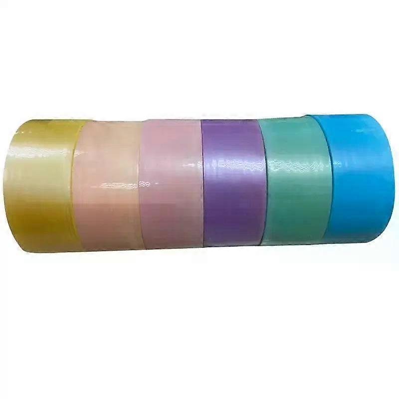 6 Rolls of Colorful Duct Tapes Colored Ball Tapes Self-adhesive Ball Tapes Sticky Balls DIY Tapes Colorful Tapes