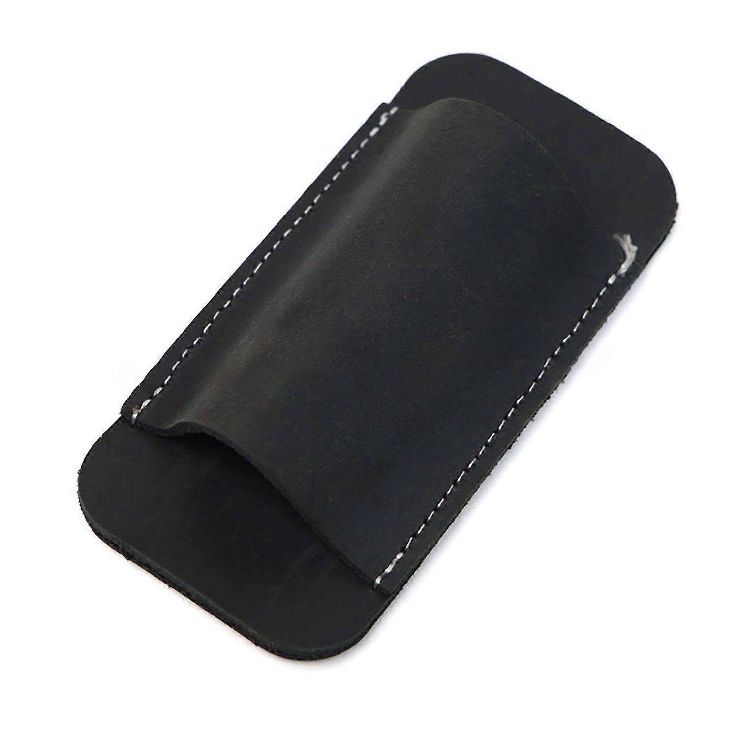 Leather Knife Sheath Men EDC Organizer Retro Belt Carrying Knife Holder Pocket Folding Knife Holster