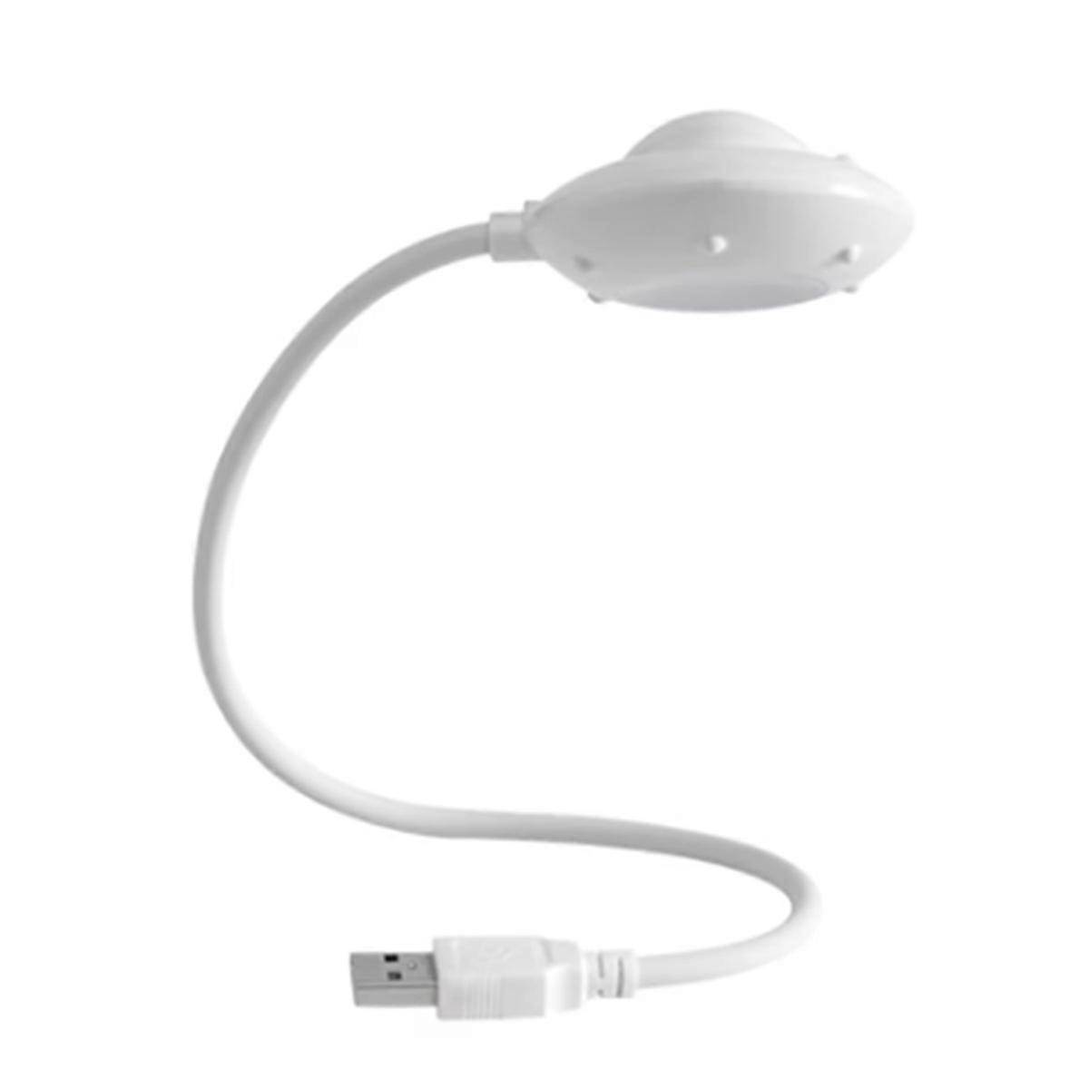 Mini veilleuse LED USB flexible en forme d'OVNI pour ordinateur portable