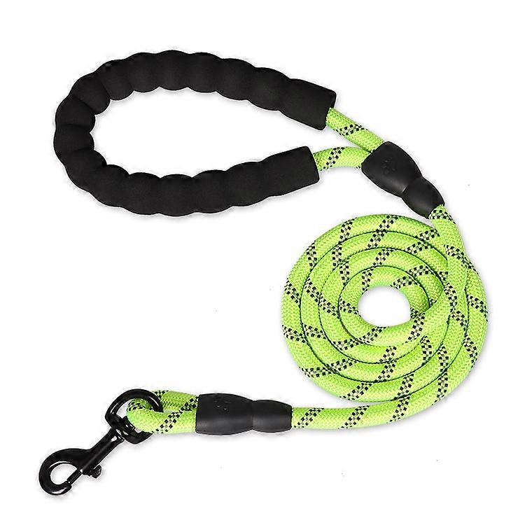 5FT x 1/2 Inch Dog Leash with Padded Handle, Reflective Rope for Medium to Large Pets, Durable Nylon Material
