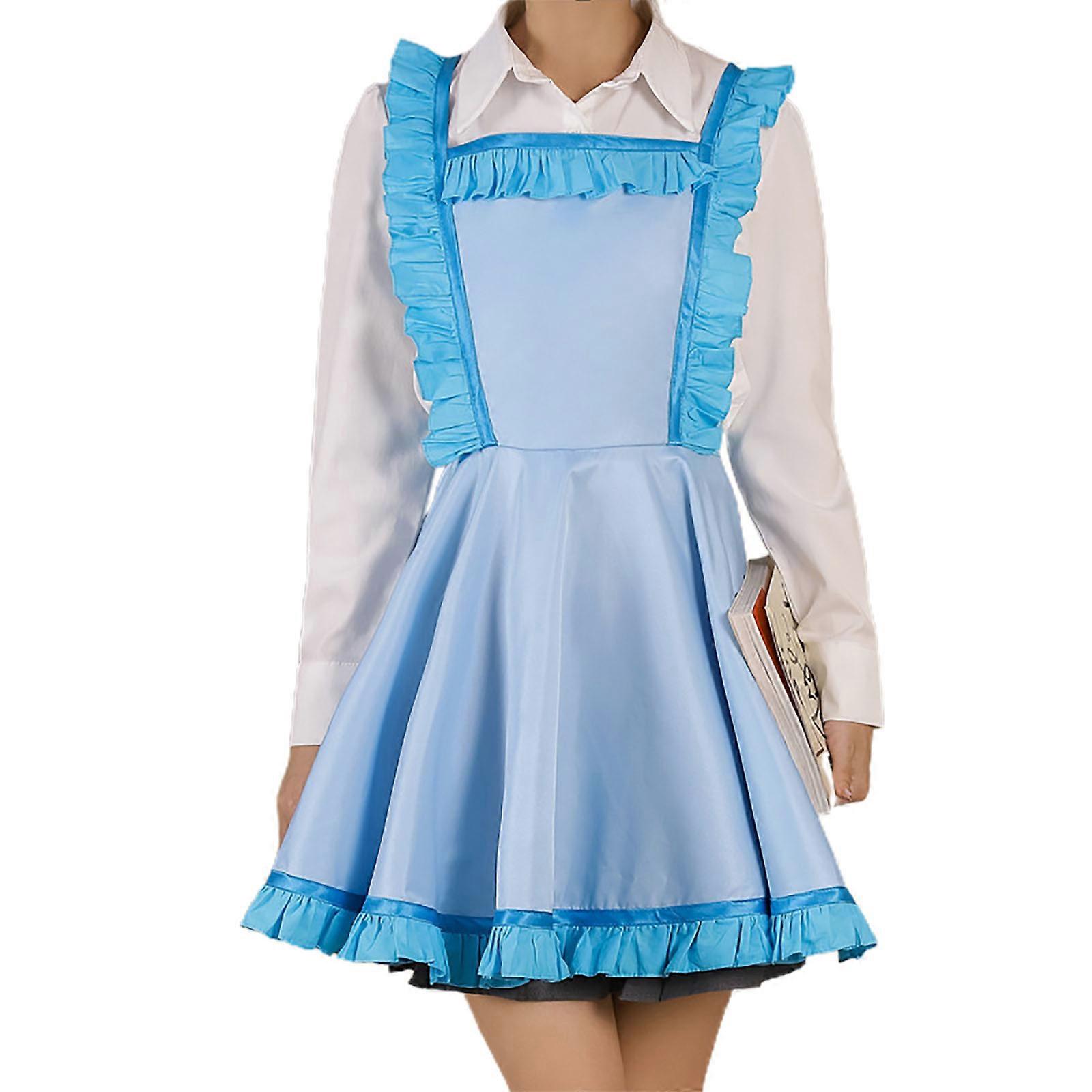Practical and Waterproof Kitchen Apron with Adjustable Straps Stay Clean and Protected While Cooking Protectors Blue