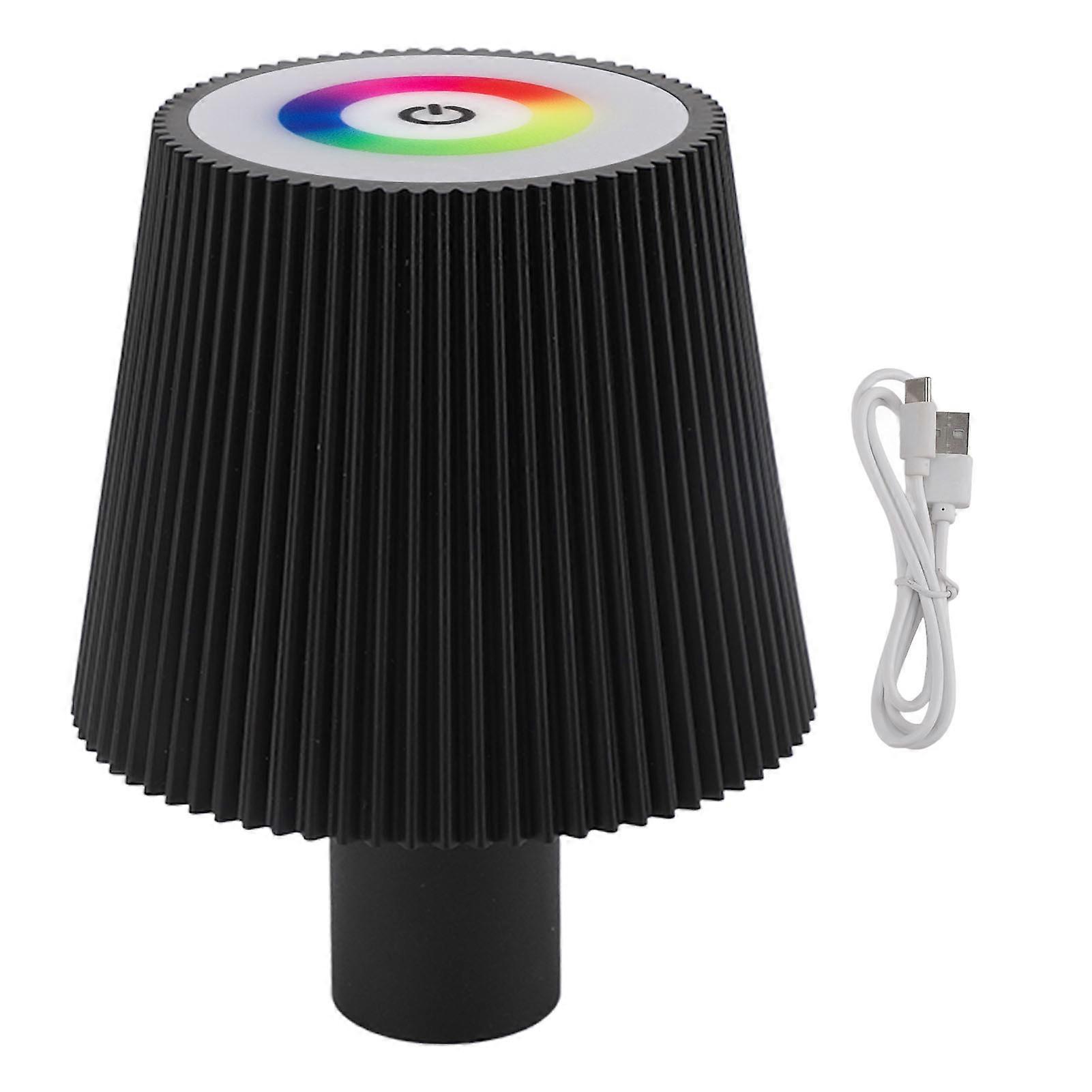 LED Wine Bottle Light, 4000mAh, IP54 Waterproof, Touch Control, Adjustable Color, USB Rechargeable, Wireless, Black Night Light