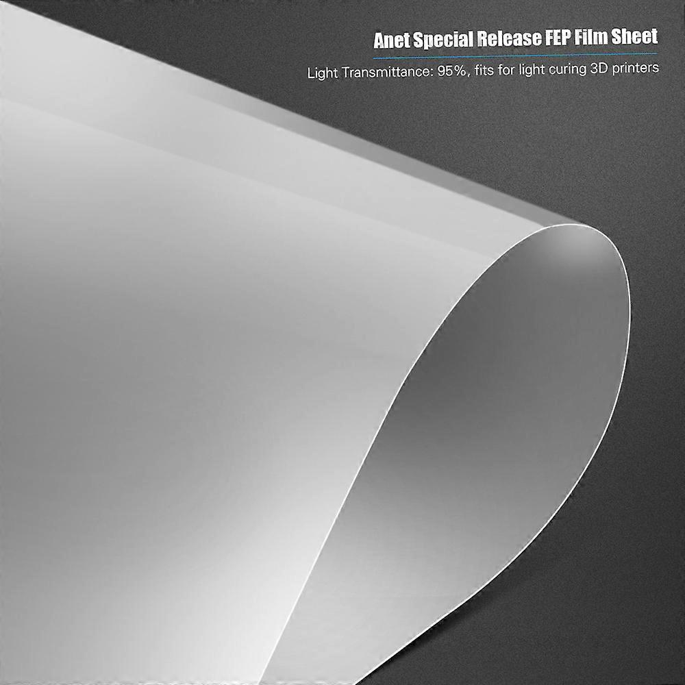 Anet Release Film Professional FEP Film Sheet Transparent Size 200*150mm Thickness 0.15-0.2mm Light Transmittance 95% for ELEGOO Mars Anycubic photon