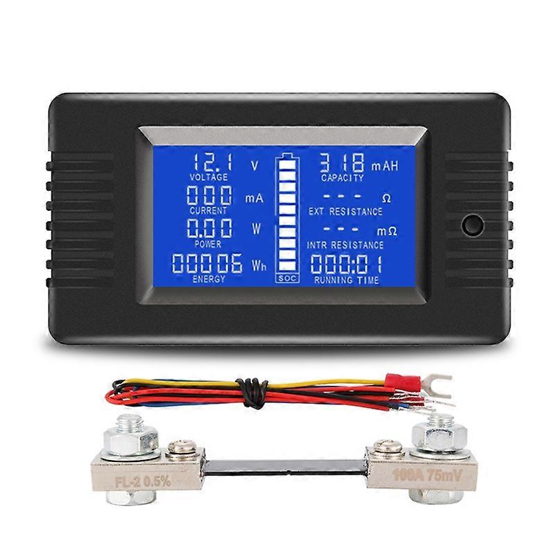 DC 0-200V Voltage Current Battery Tester, Specification: PZEM-015 With 100A Shunt