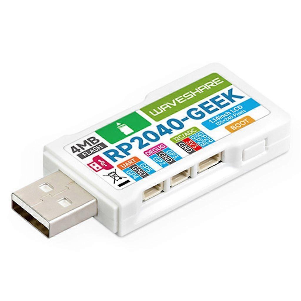 RP2040 GEEKs Development Board RP2040 Microcontroller with 1.14inch Color LCD for Geeks and Developers