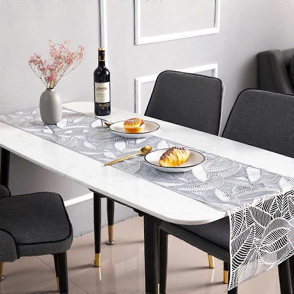 Hollow Leaf Table Runner for Dining Table Fit 4-6 Seat Dinner Table