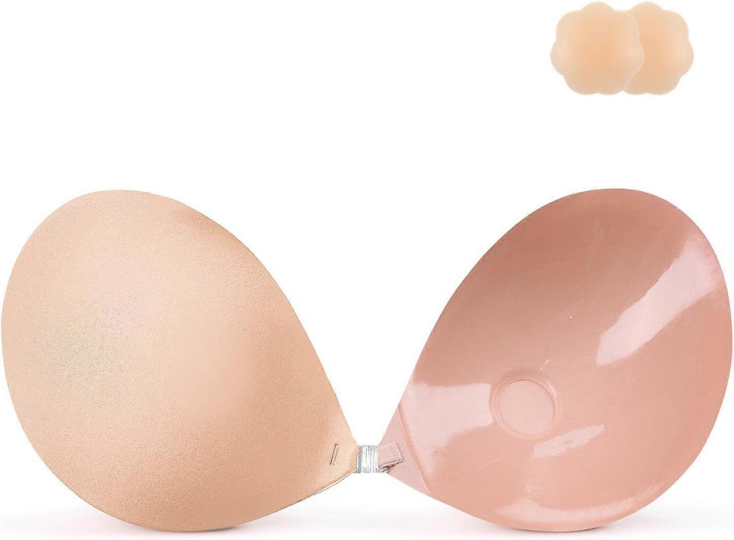 2025 Latest Model  Sticky Bra Adhesive Stick on Bra Plus Size, 3D Cups Front