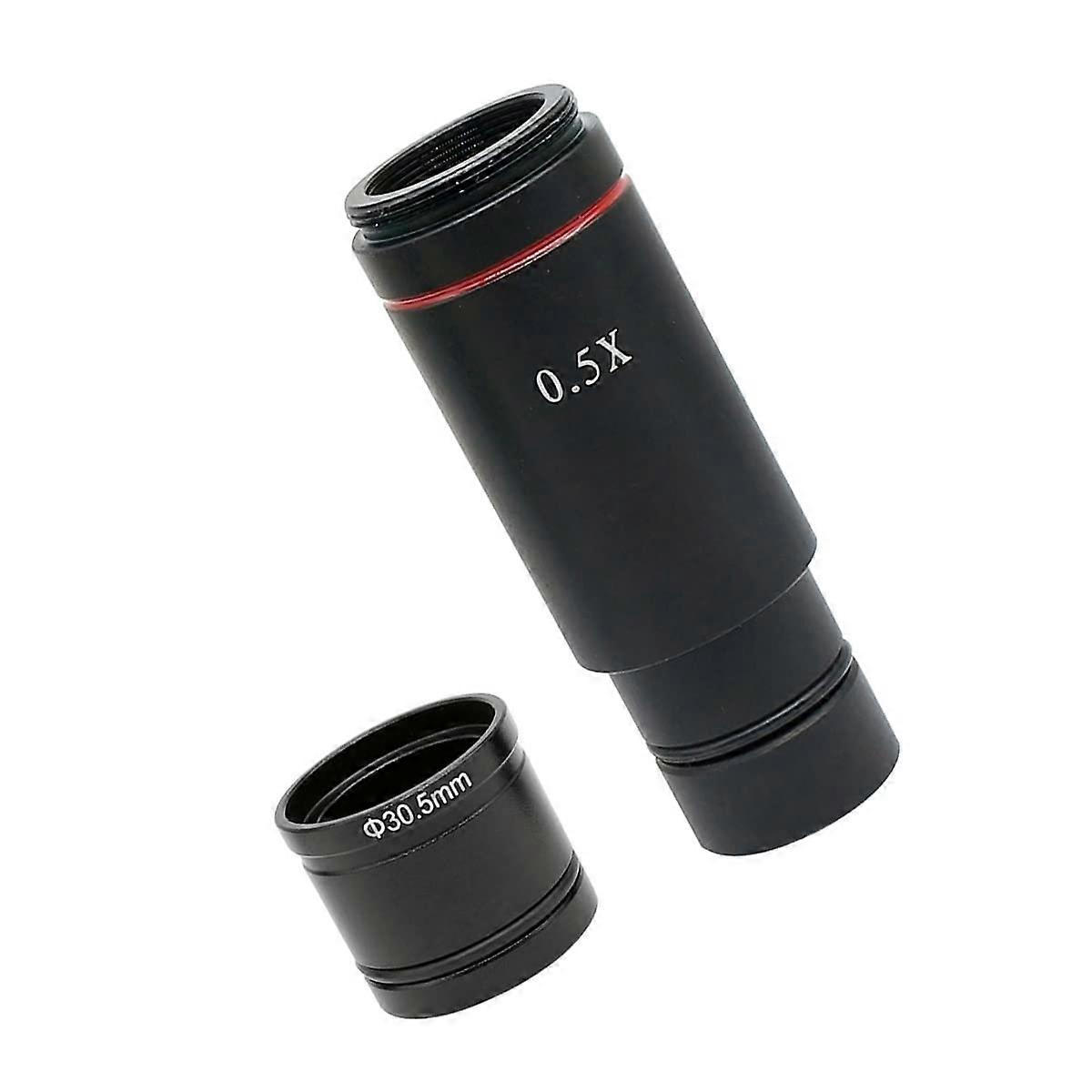 Lab Microscope Accessories USB Camera C-mount Adapter Lens 0.5X Reduction for CCD Cmos Camera