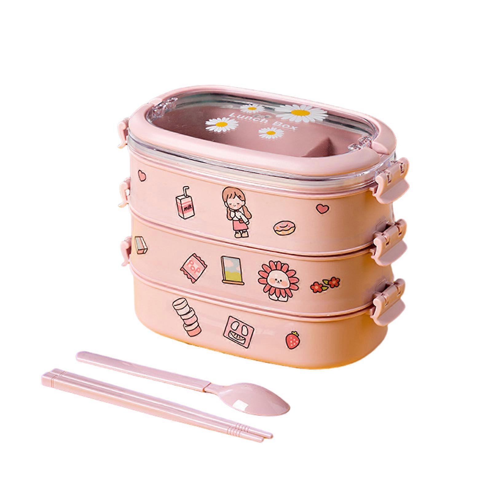 Daily Use Microwave Bento Box Japanese Style Space Saving Kitchen Cookware Suitable for Food Freshness Preservation