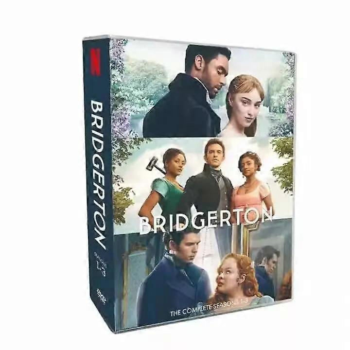 Bridgerton Season 1-3 DVD TV Series 9-Disc English version New Box Set