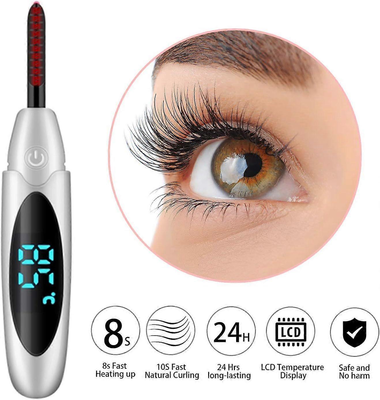 Portable Eyelash Curler, LED Display