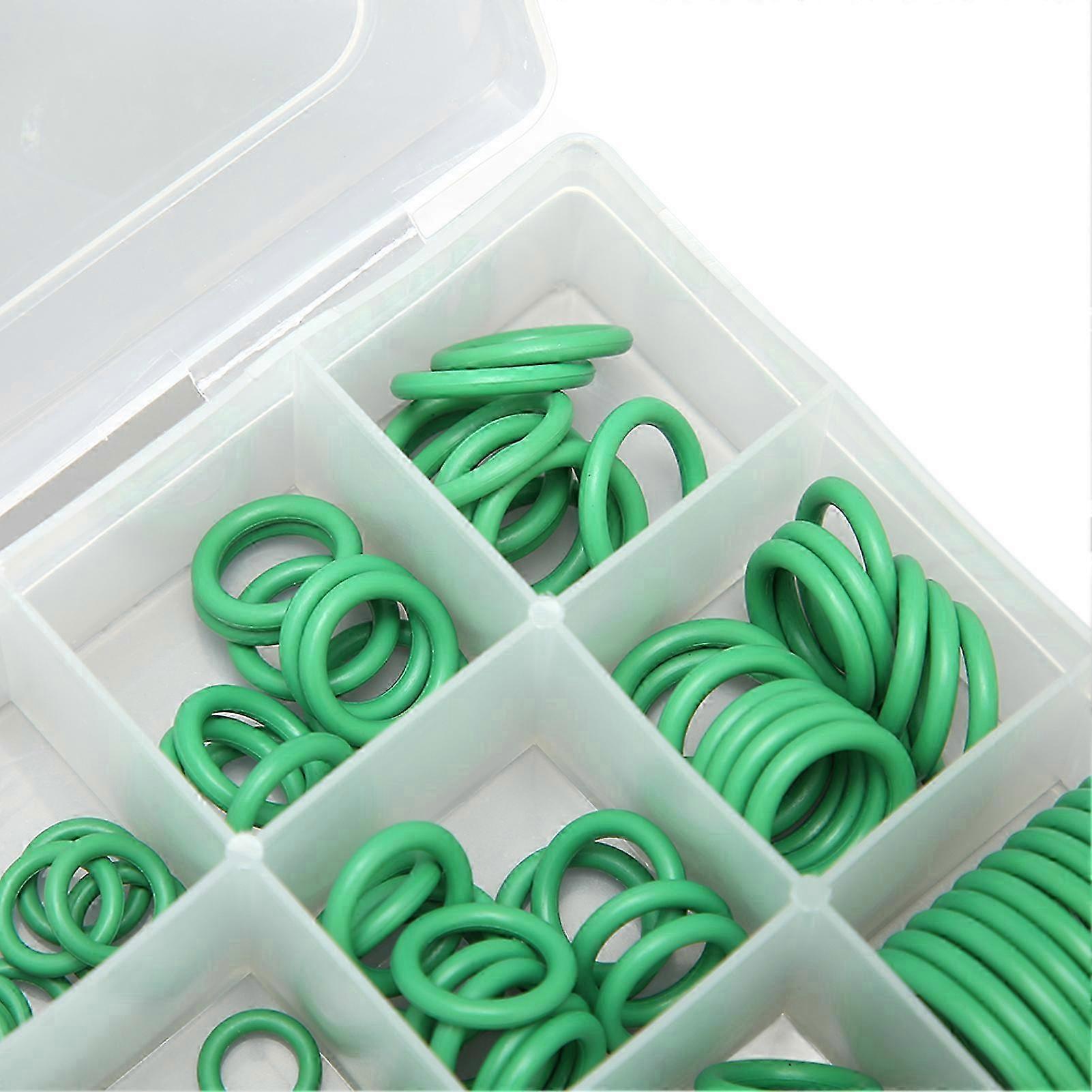 Japanese Car Air Conditioner Seal Ring Set - 225pcs Multi-Size O-Ring Kit