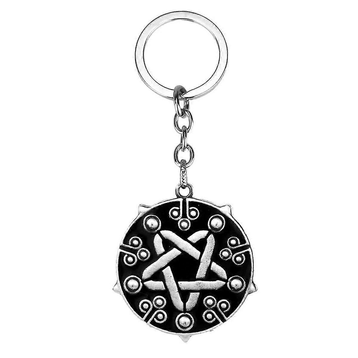 Witchers Wolf Head Anime Key Chain Key Ring Bag Pendant Keyring Christmas Gift