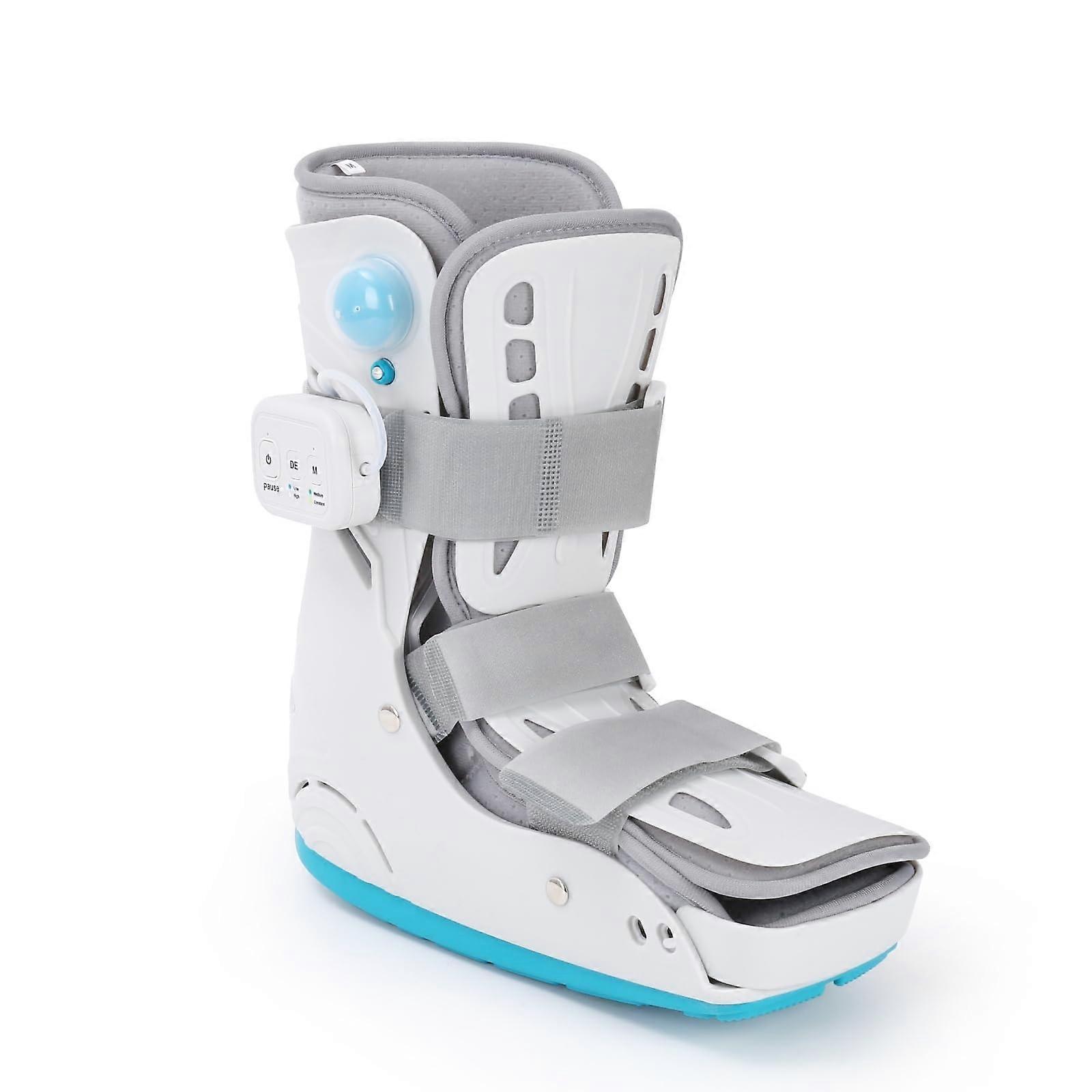 Air Cam Walker Boot with Adjustable Air Pump for Orthopedic Support, Size Medium, Comfortable Design for Broken Foot Recovery