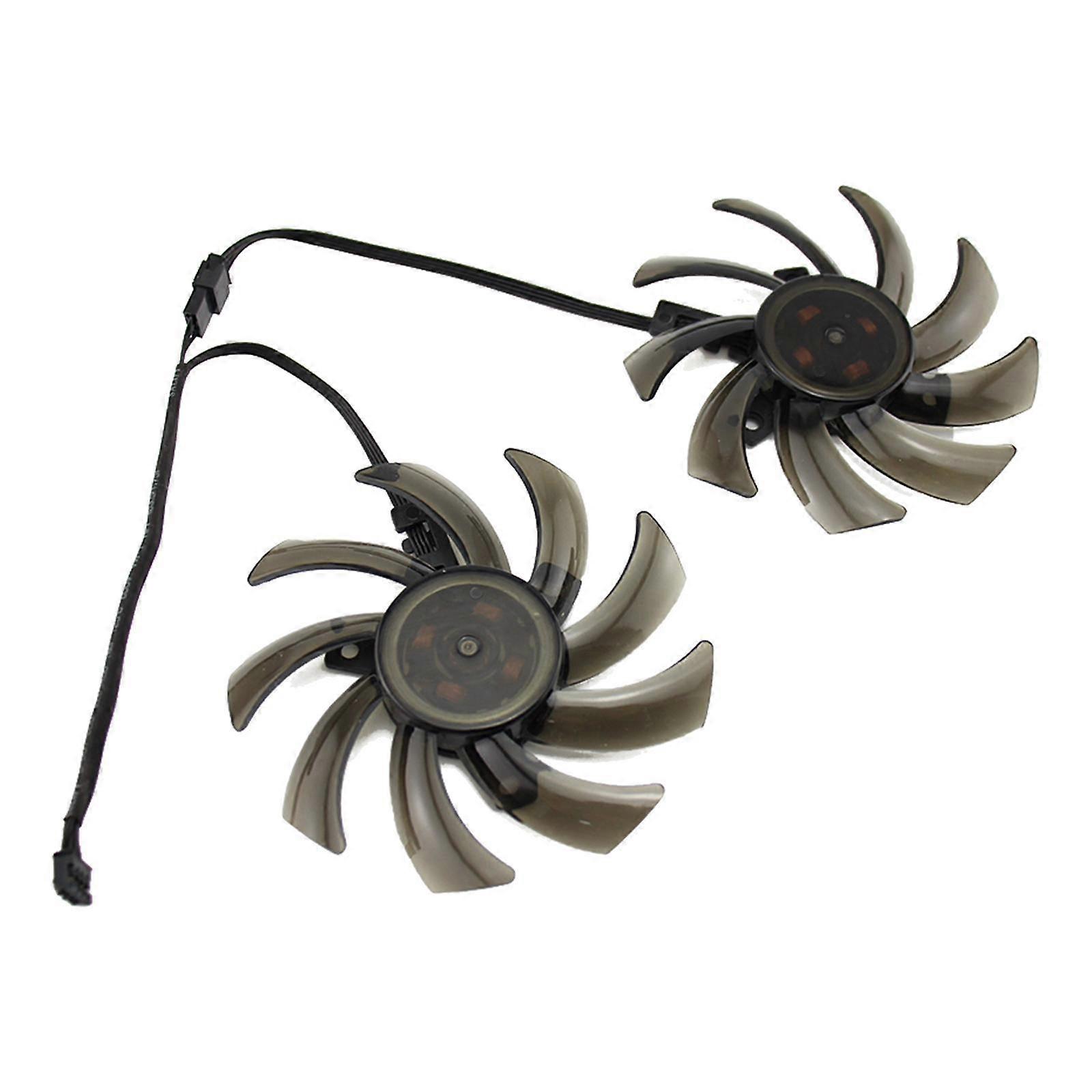 Set of 2 New 85mm 4-Pin Graphics Card Fan FDC10H12S9-C for GTX