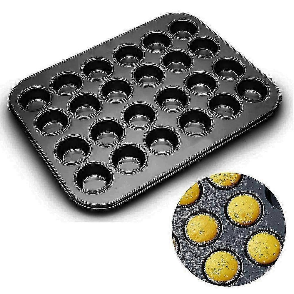 Muffinform für 24 Tassen, Backform, antihaftbeschichtet, für Cupcakes, strapazierfähig
