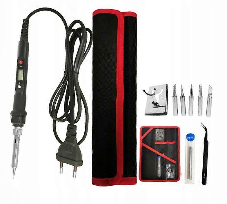 Precision Soldering Iron Lcd Strong 80w Set