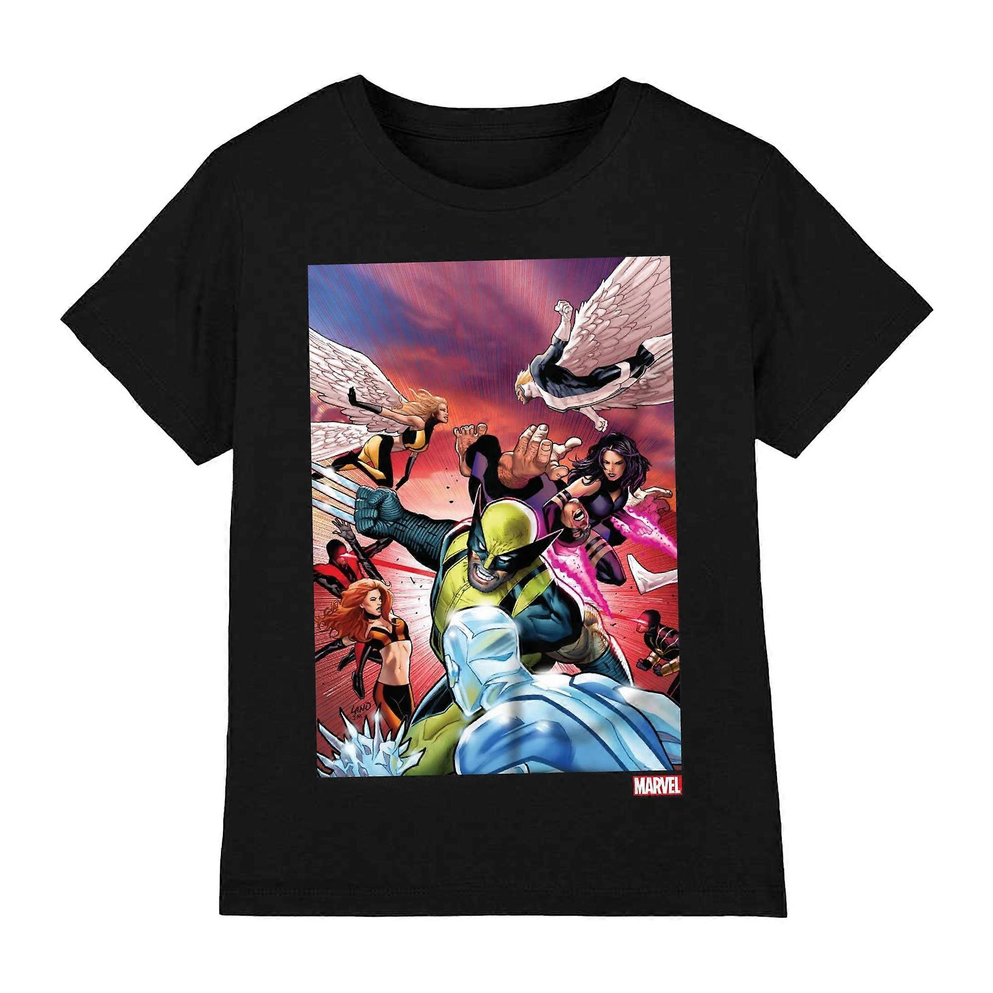 Marvel Barn/Barn X-Men Team Defend T-skjorte