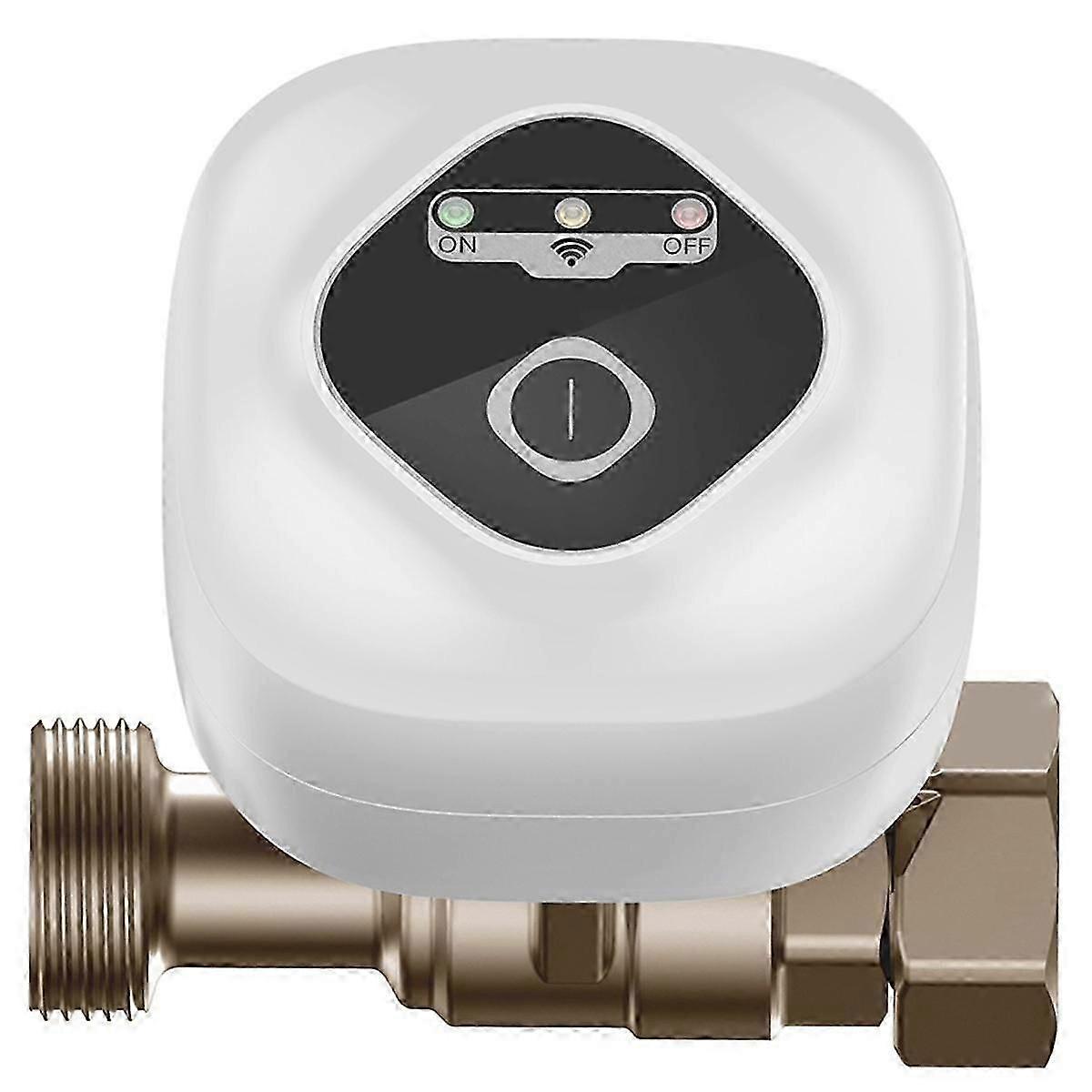 Vanne à bille intelligente WiFi Prise en charge automatique de la vanne d’arrêt d’eau Contrôle de l’application / 3 modes de synchronisation / Alarme de fuite d’eau EU(C) s