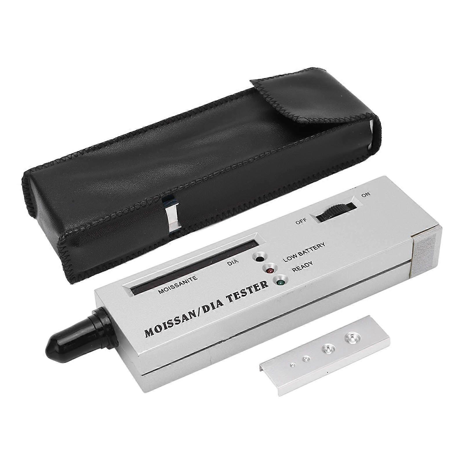 LCD Display Diamond Tester Moissanite Hardness Detector Jeweler Testing Tool with LED Indicator