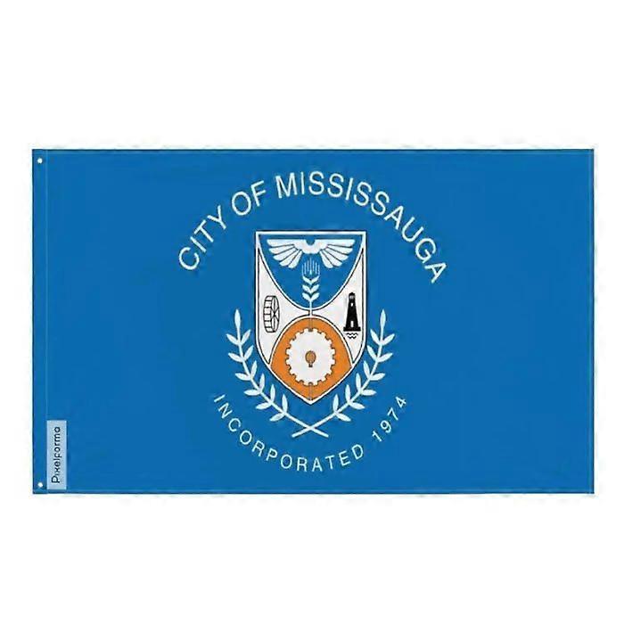 Flag - Mississauga - 128 x 192 cm - Polyester - Double-sided print - Iron eyelets