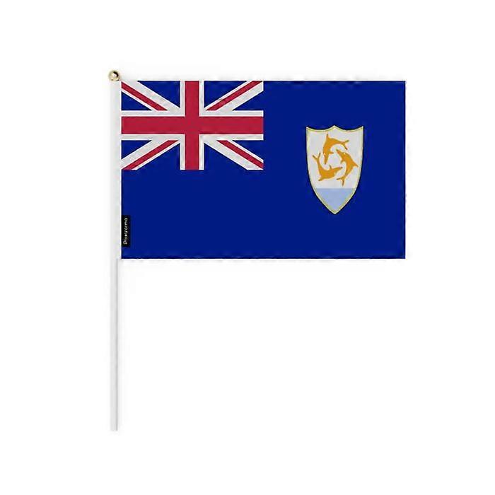 Mini Flag - Anguilla - 20 x 30 cm - 50 pieces - Polyester - Lightweight - Double-sided