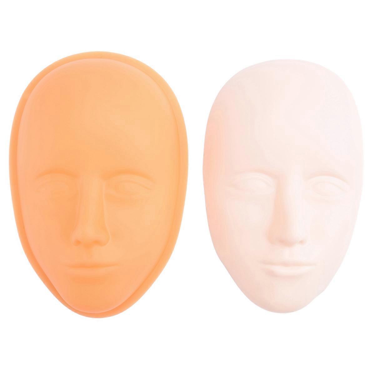 5D Training Head Silicone Practice Permanent Lip Eyebrow Skin
