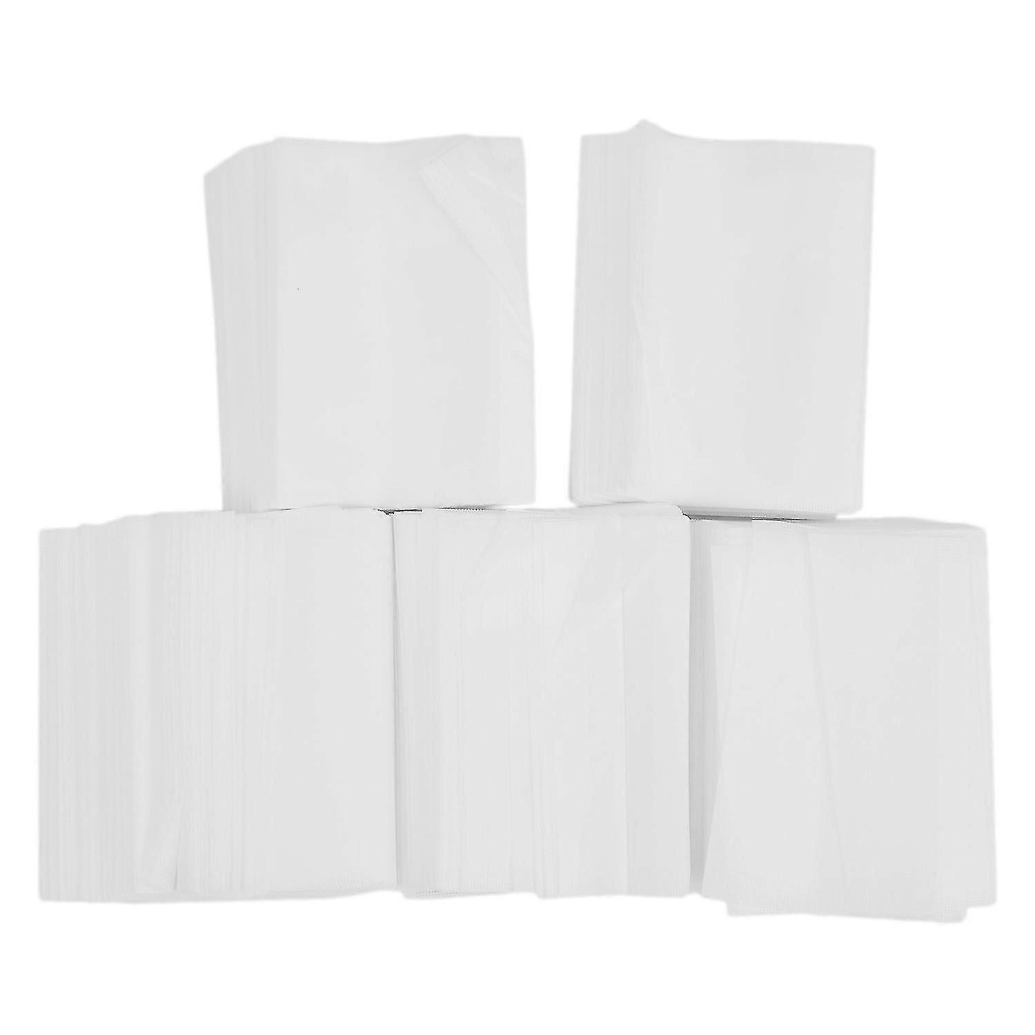 500 قطعة / كيس شاي قابل للطي من ألياف الذرة الطبيعية بيئيا 7 × 10 سم