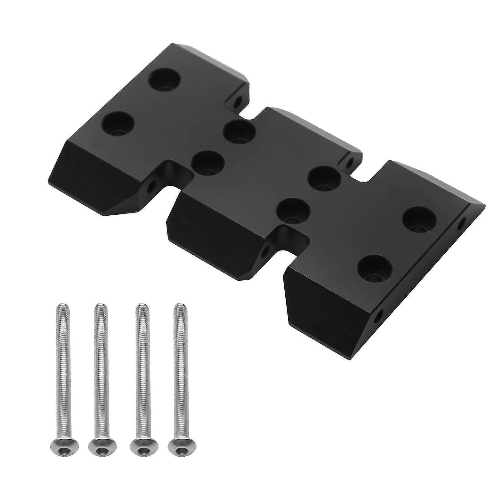 LCG Metal Skid Plate for 1/10 RC Crawler Axial SCX10 I II III Capra - Black Compatible Upgrade Part