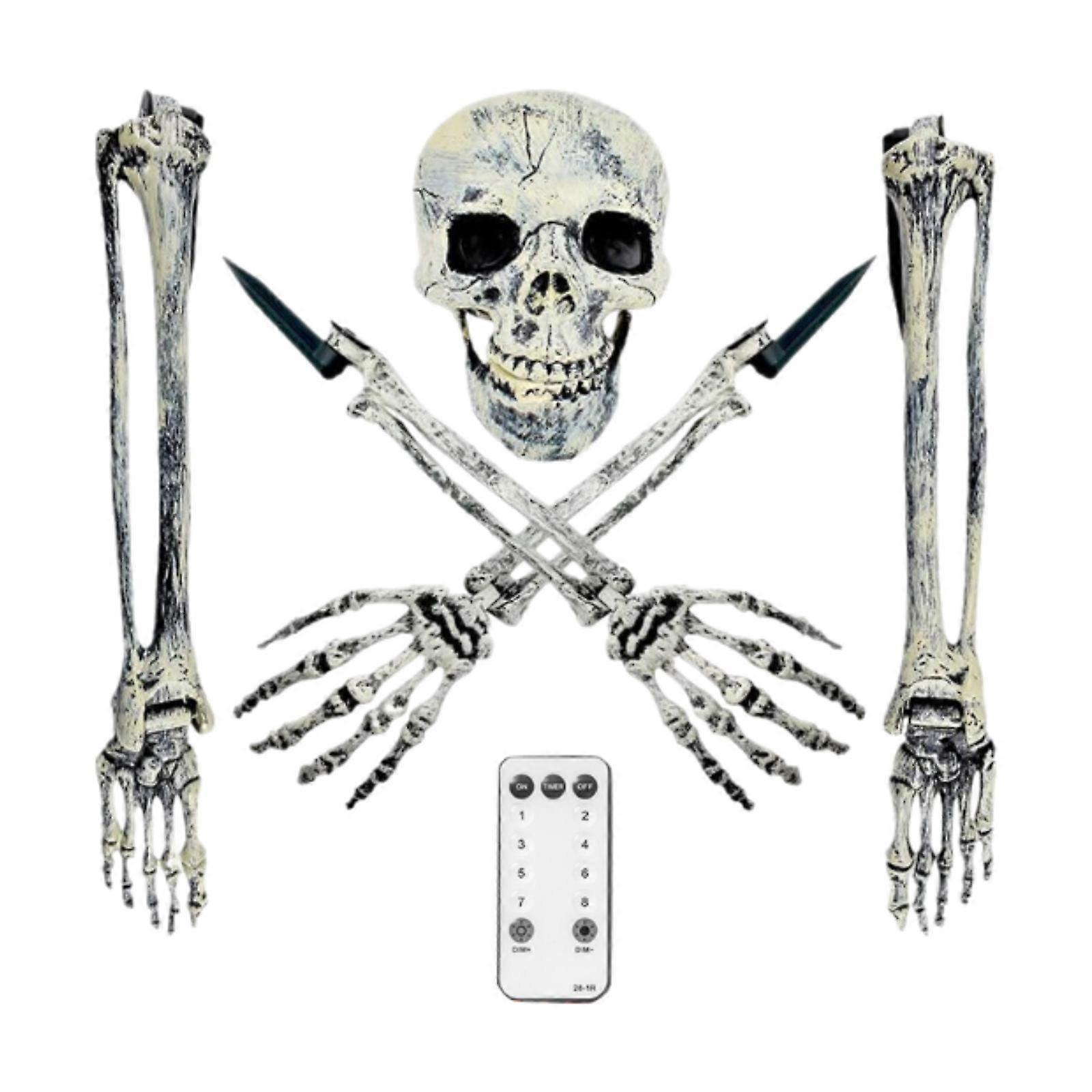 ハロウィーンスケルトンデコレーションスケルトン、ホリデー芝生用の可動ジョイント付き