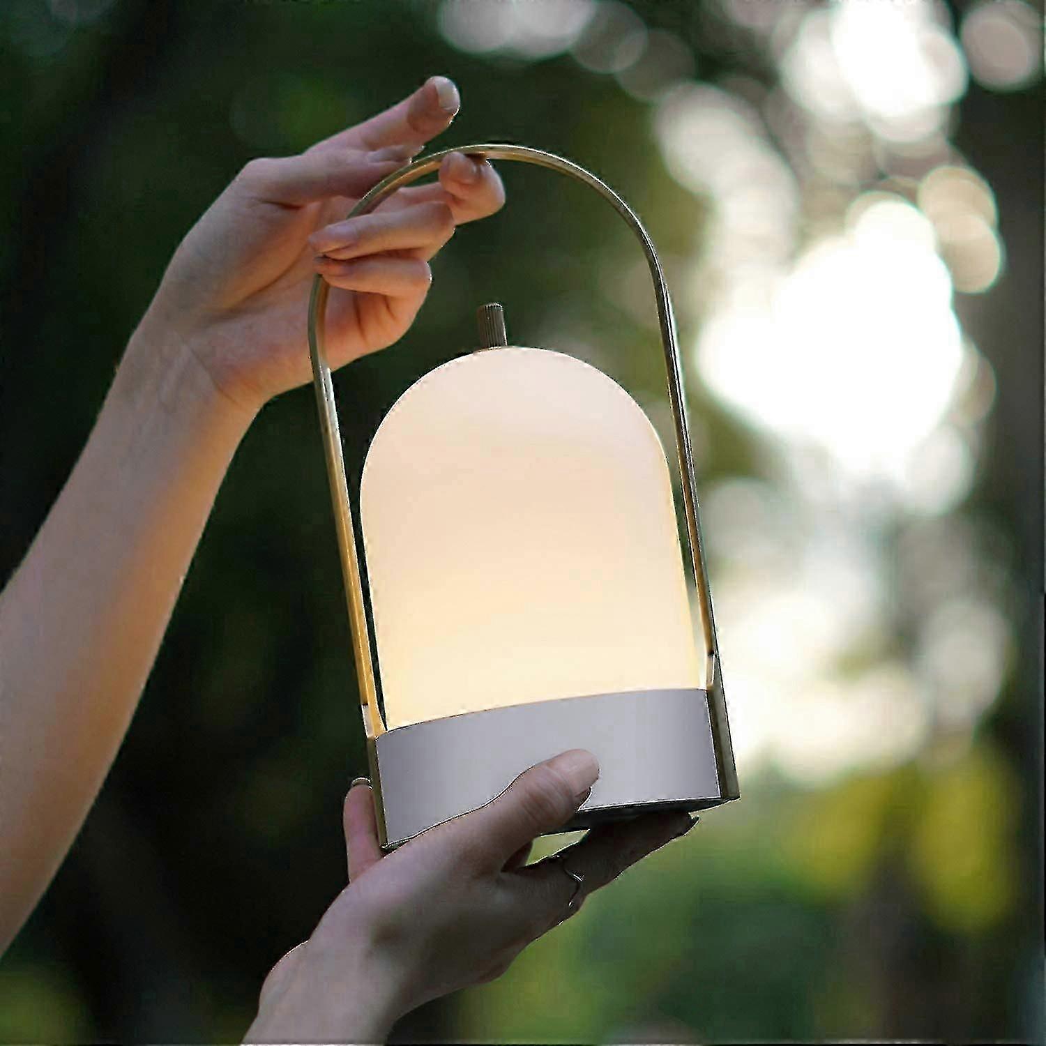 Portable Table Lamp, 4000mah Rechargeable Battery, Cordless Table Lamp, Dimmable 4-way Touch Bedside Lamp, Bedside Lamp