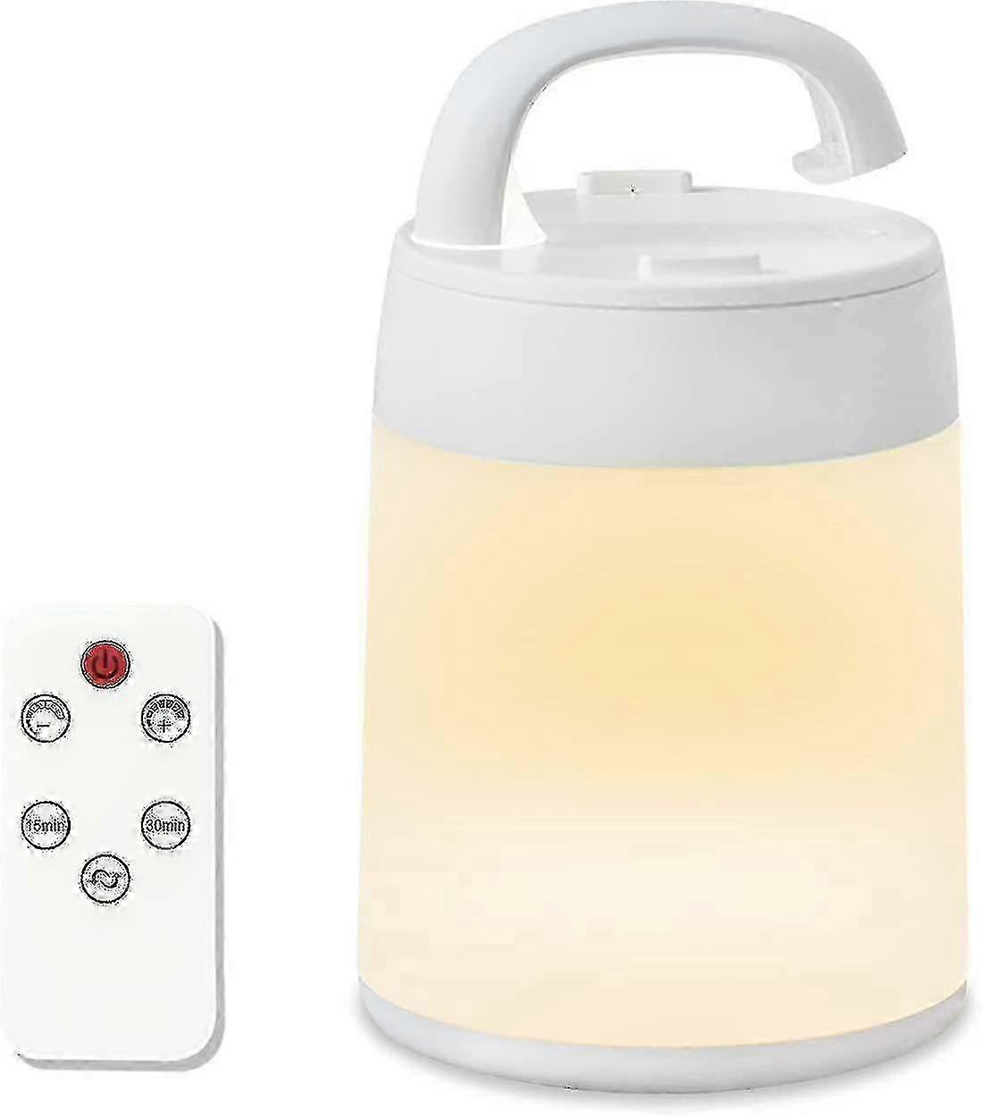 Led Bedside Lamp Dimmable 3 Light Colors Changeable Touch Battery With Remote Control With Mobile