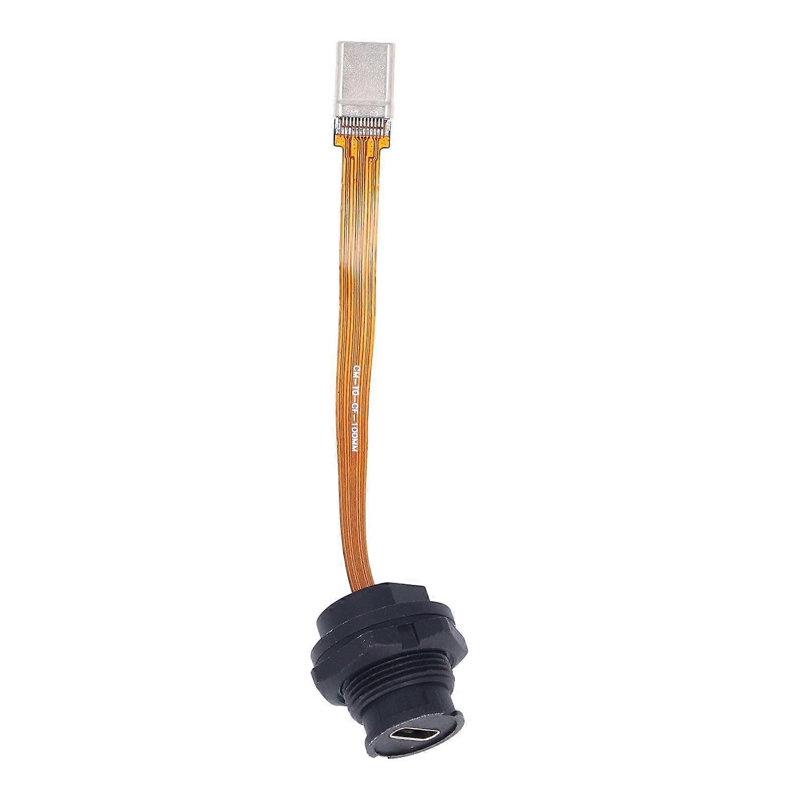 Hochwertige 0,1m Kabellänge 30v E10 wasserdicht Typ C Snap-On FPC Buchse/Stecker mit Kabine