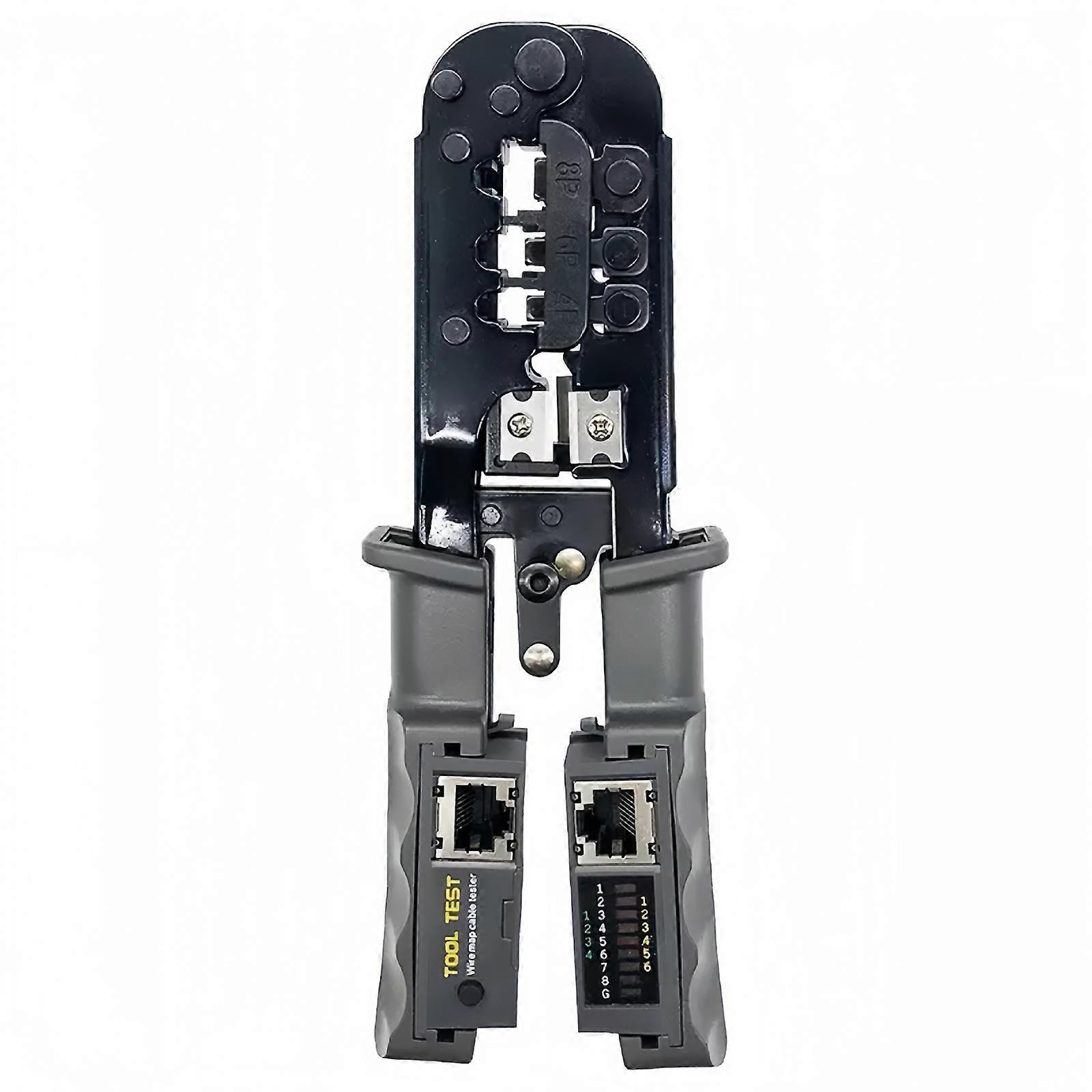 Networking Crimper Cable Stripper Cutter RJ11 RJ12 RJ45 4P 6P 8P Connector Crimper Pliers for Networking Telephone Cable