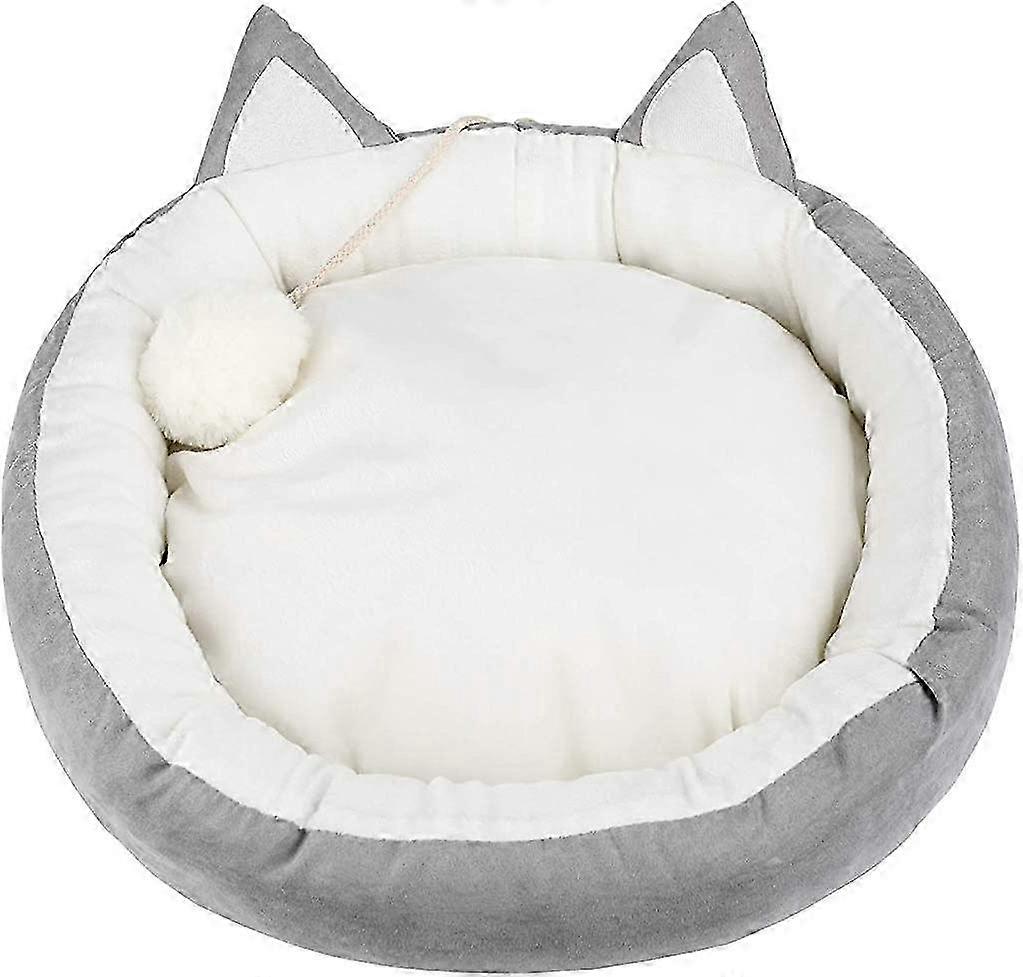 Washable Cat Cushion Beds for Kittens and Pets, Comfortable Sleeping Bed for Various Cat Breeds