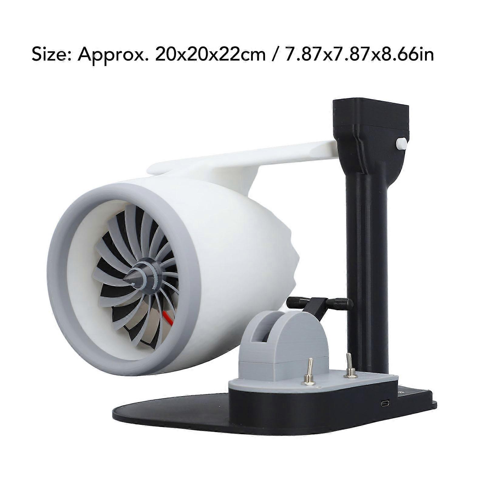 Jet Engine Fan Innovative Desktop USB Turbofan Turbine Engine Fan with Misting Humidification Function for Home Office Red 