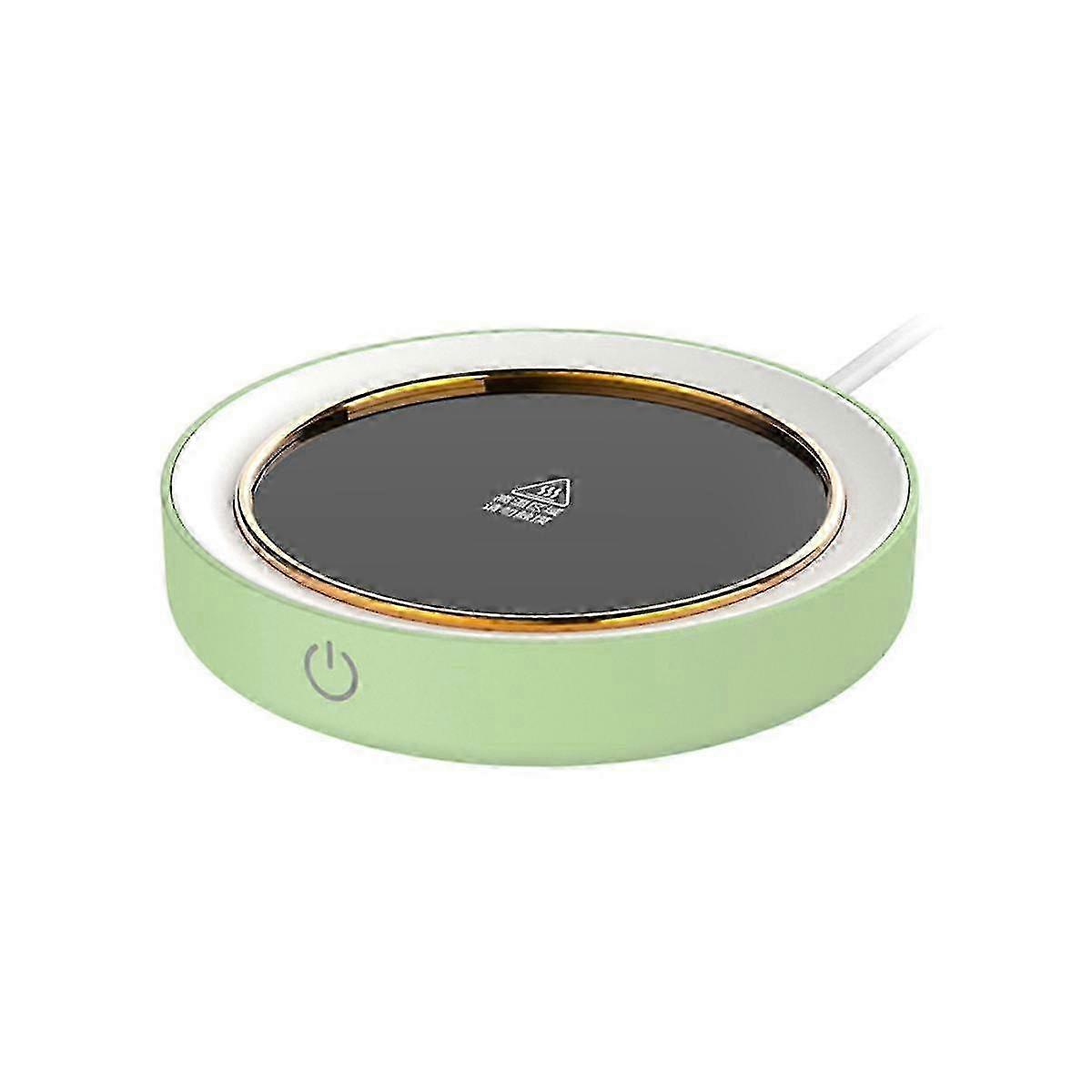 Coffee Tea Mug Warmer Auto Shut Off Nightlight Green US Plug