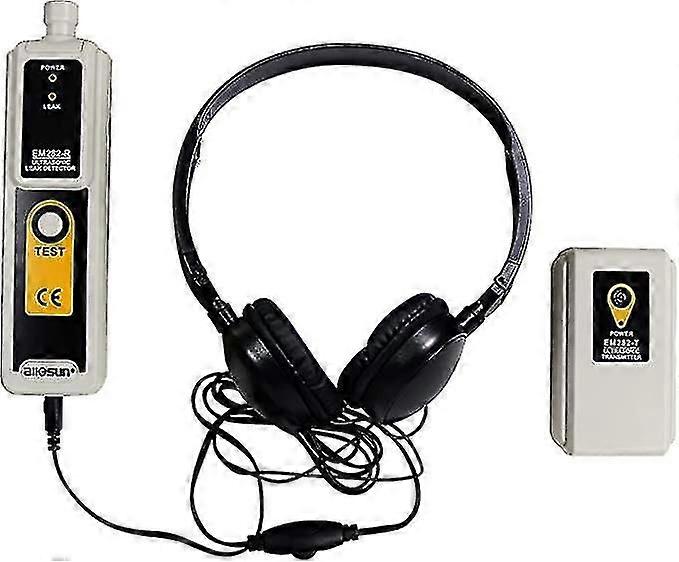 Ultrasonic Leak Detector 40kHz for Air Gas Water Leak Detection with Headphone Kit for Liquid Monitoring