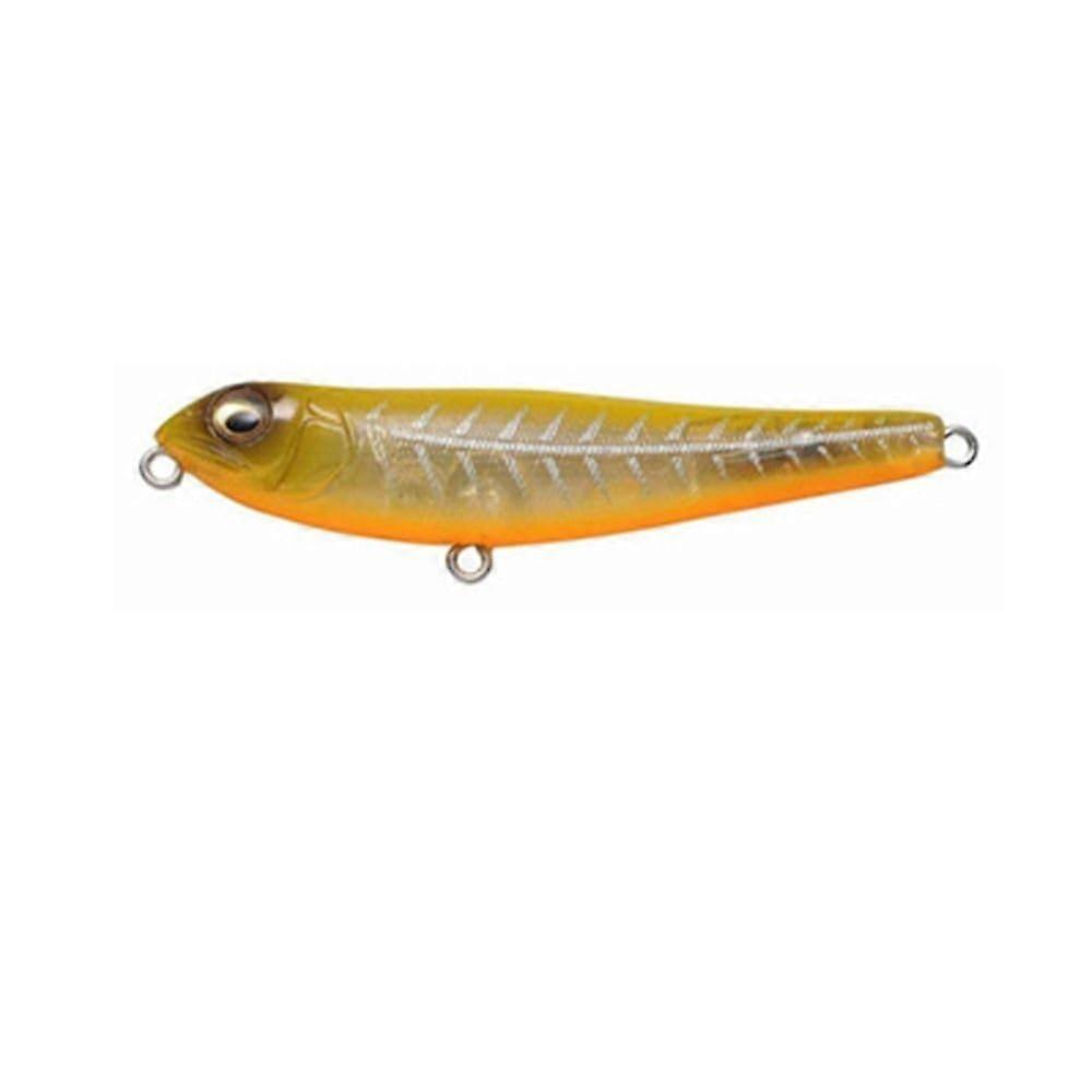 1PC pencil bait with corrosionresistant hooks 71mm 7g sinking pencil bait with steel ball surface pike bait (Color : 2)