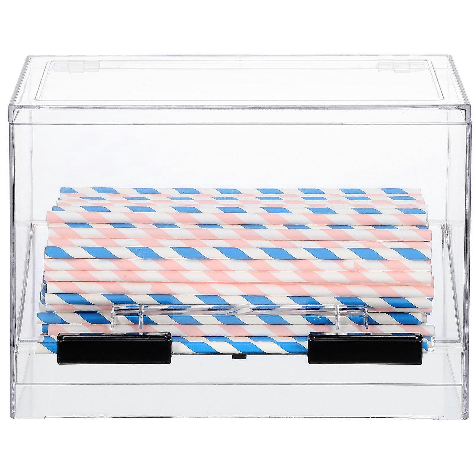 Restaurant Grade Straw Dispenser, Suitable for Cafes and Offices with Bulk Straws