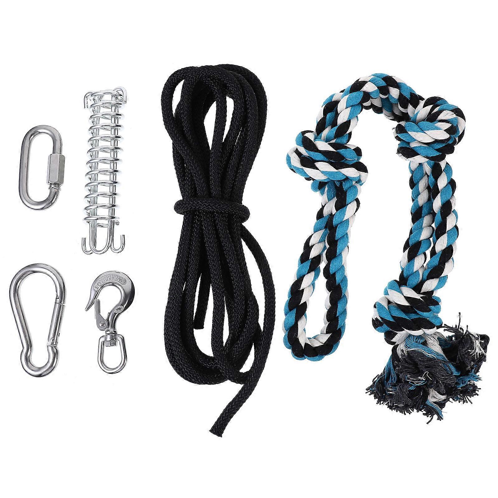 Exercise Spring Pole for Dogs, Durable Rope Toy for Active Play Sessions