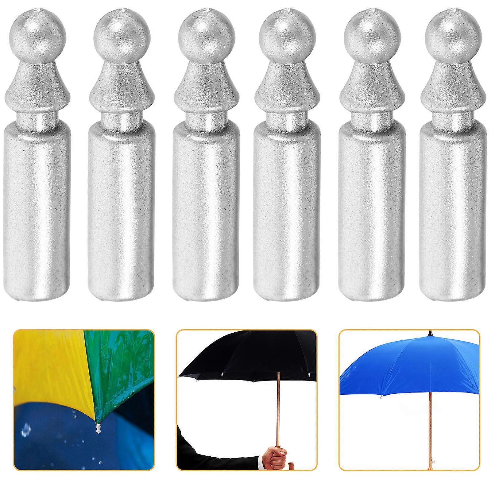 Umbrella Tails Beads Metal Umbrella Tail Beads Adults Simple Design 2.00X0.45X0.45cm