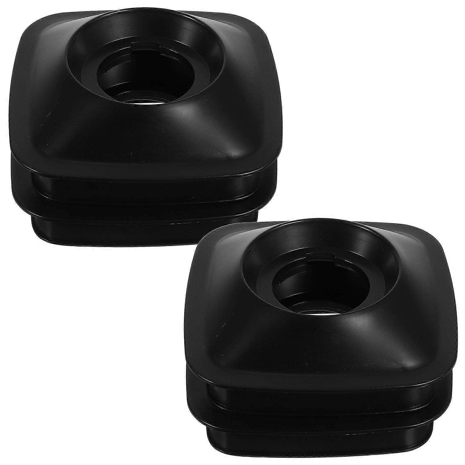 Replacement Top Cover Blender Lid Kitchen Use Square Jar Top Cover Leak-Proof Accessory 2Pcs