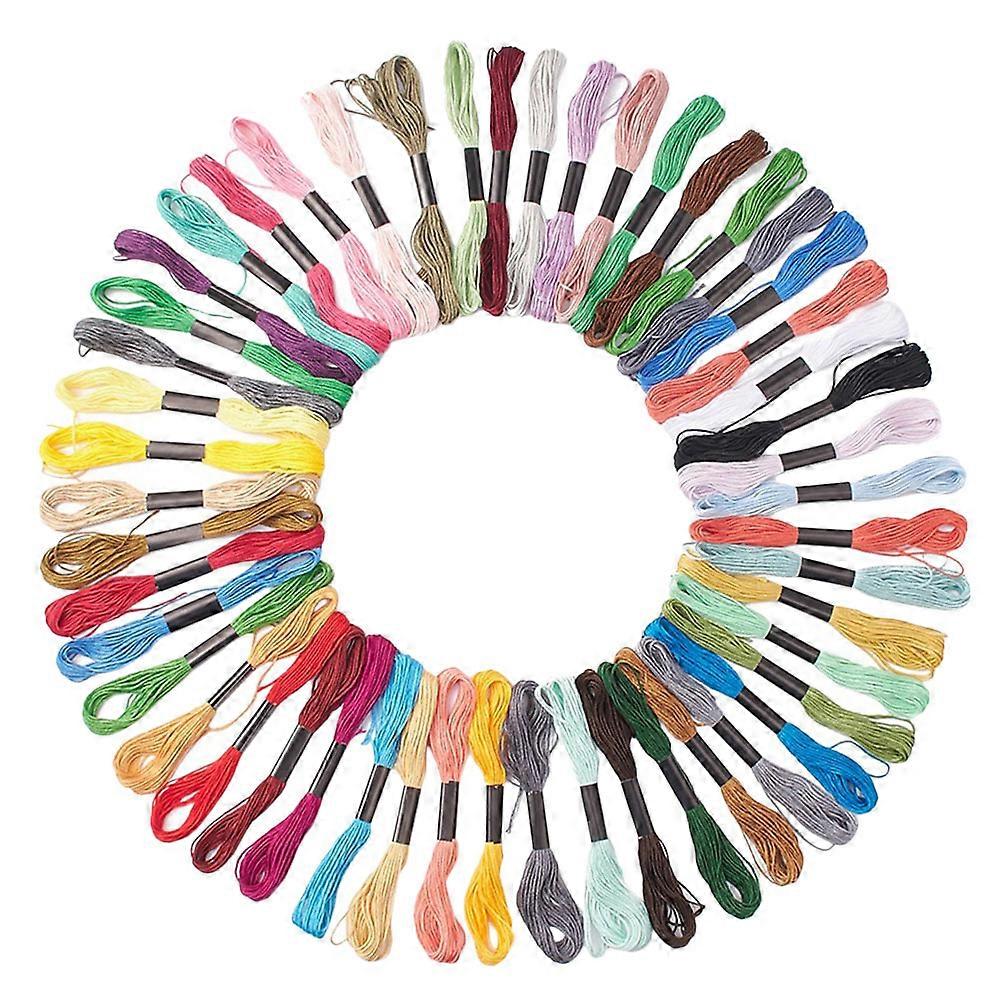 Cotton Cross Stitch Floss Bundle – Multi Purpose Embroidery Sewing Threads for Crafting, Quilting & Needlework Supplies