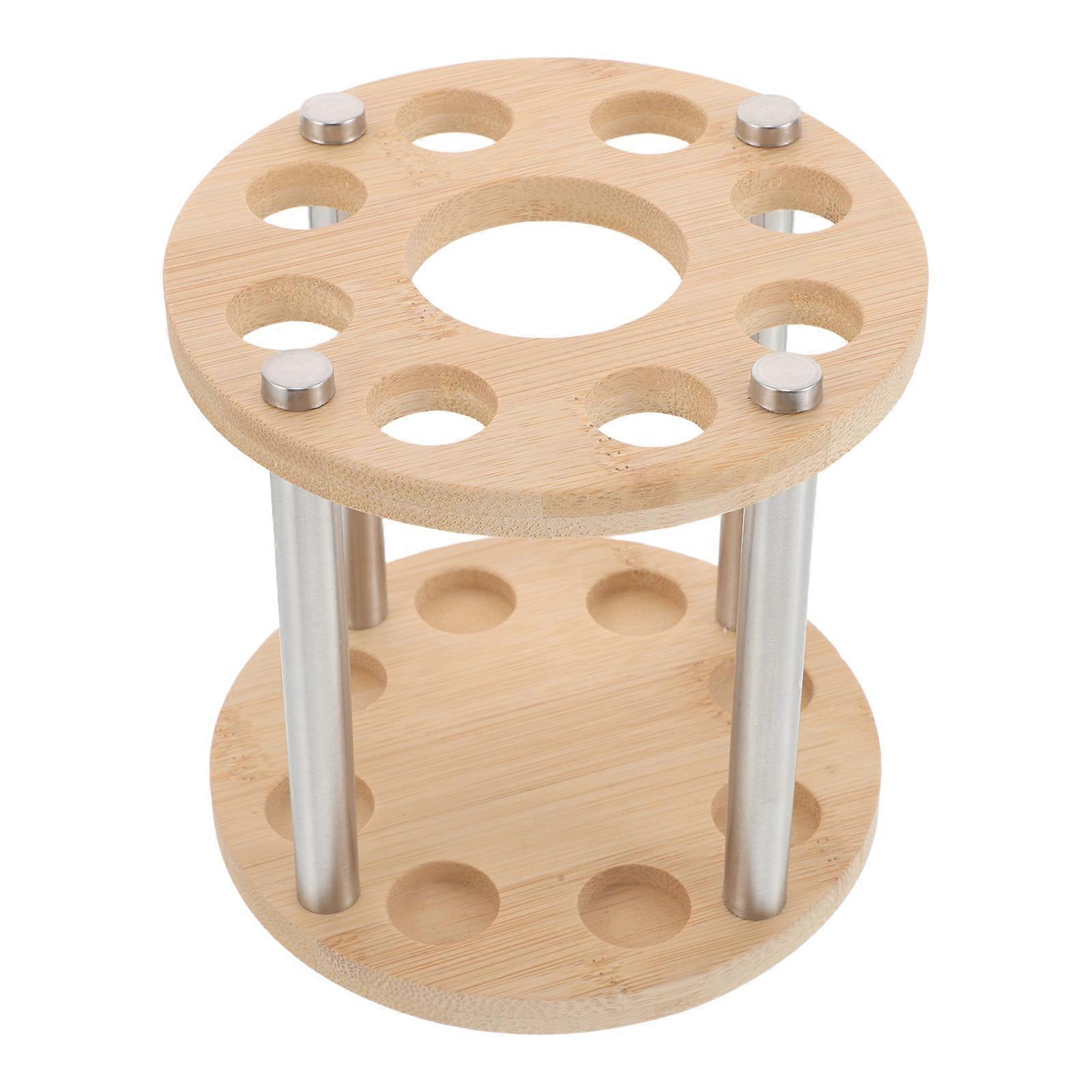 Bamboo Incense Holder & Storage Rack – Compact Multi Use Design for Incense Tubes & Sticks, Elegant Minimalist Style, Space Saving Fragrance